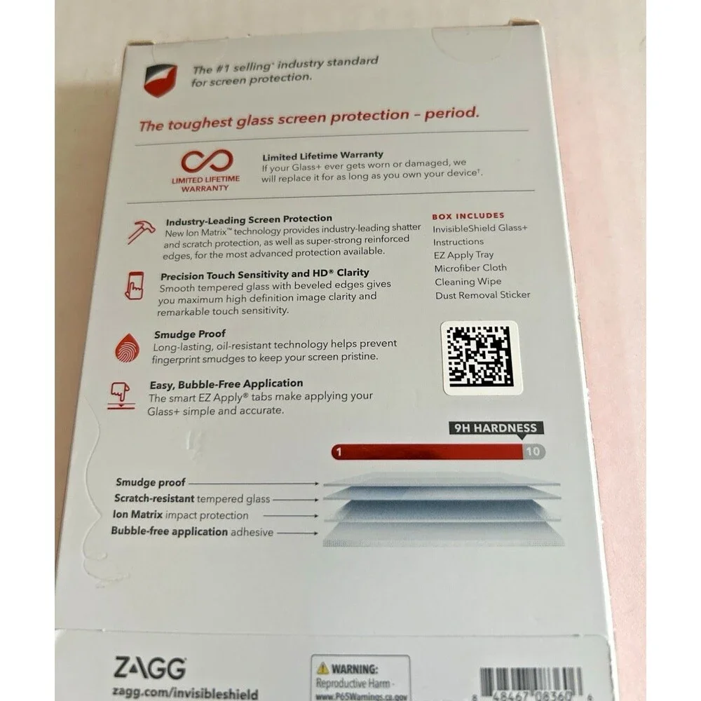Zagg invisibleSHIELD Glass+ Clear Screen Protector for Samsung Galaxy S10e